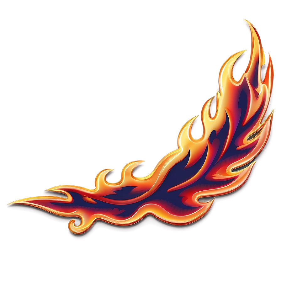 Flames Border Design PNG ovx74 PNG image with a transparent background, free high-resolution download