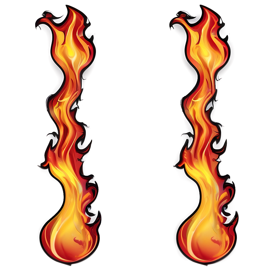 Flames Lettering Png 79