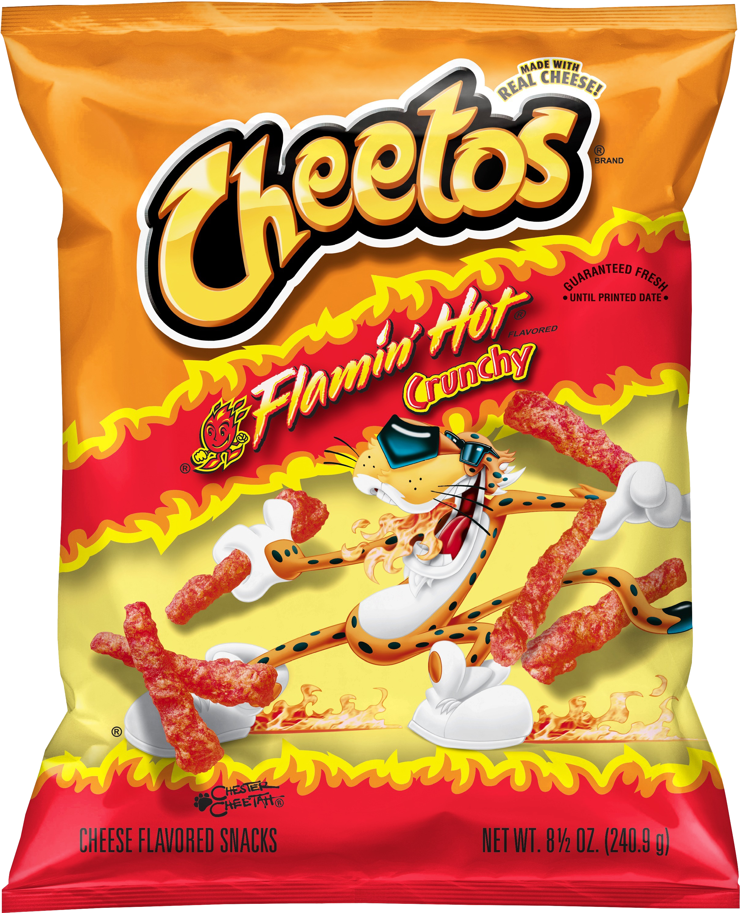 Flamin Hot Cheetos Crunchy Package