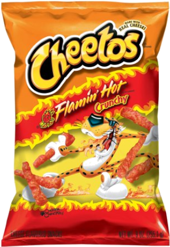 Flamin Hot Cheetos Crunchy Snack Package