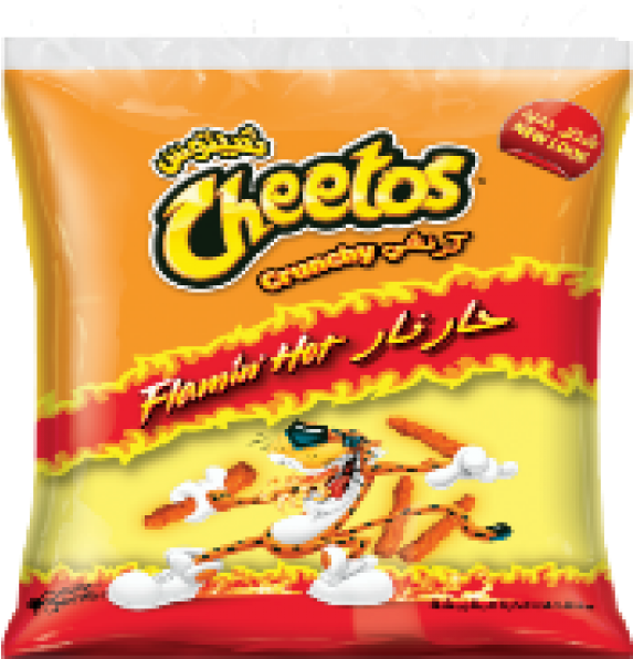 Flamin Hot Cheetos Package Arabic