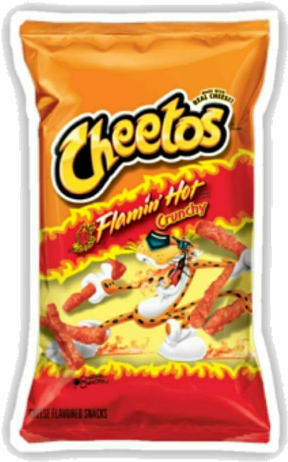 Flamin Hot Crunchy Cheetos Package