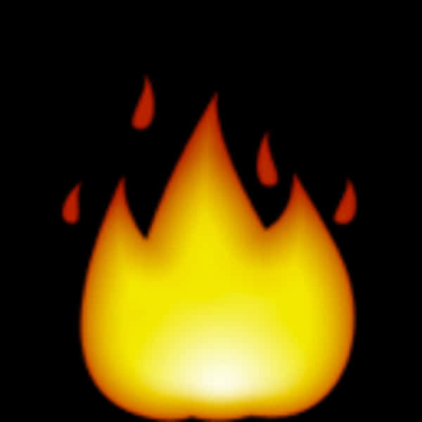 Flaming_ Emoji_ Graphic PNG with transparent background