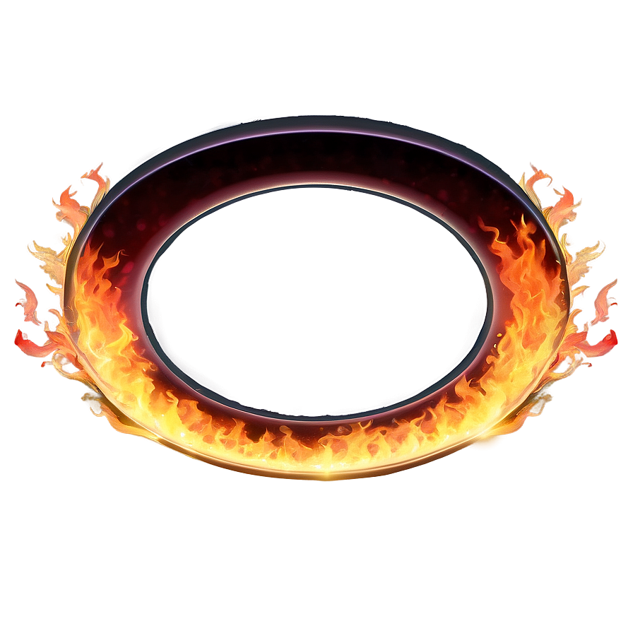 Flaming Halo Circle Png 85