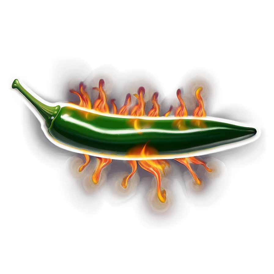 Flaming Jalapeno PNG 14 PNG with transparent background
