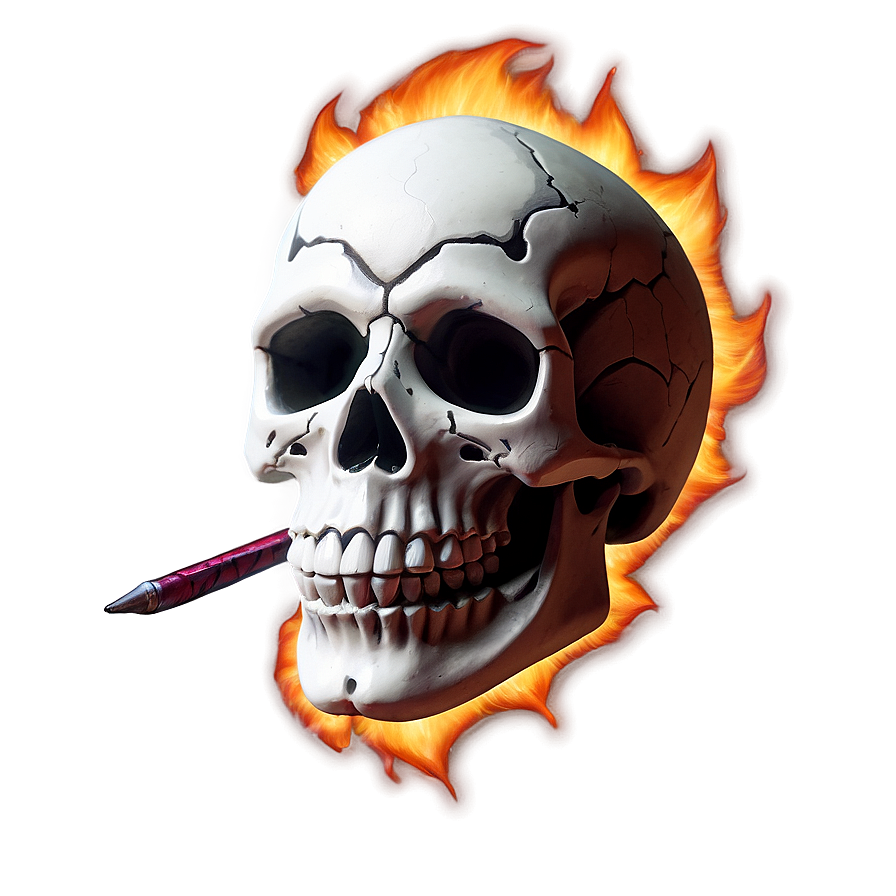 Flaming Skull Mirage Png Eyb