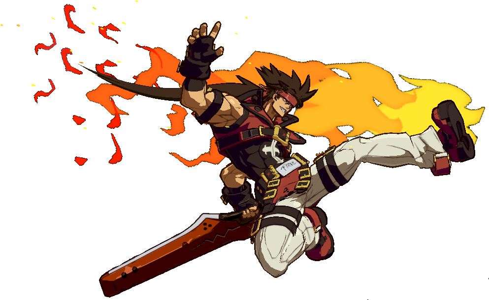 Flaming_ Sword_ Anime_ Character_ Action_ Pose