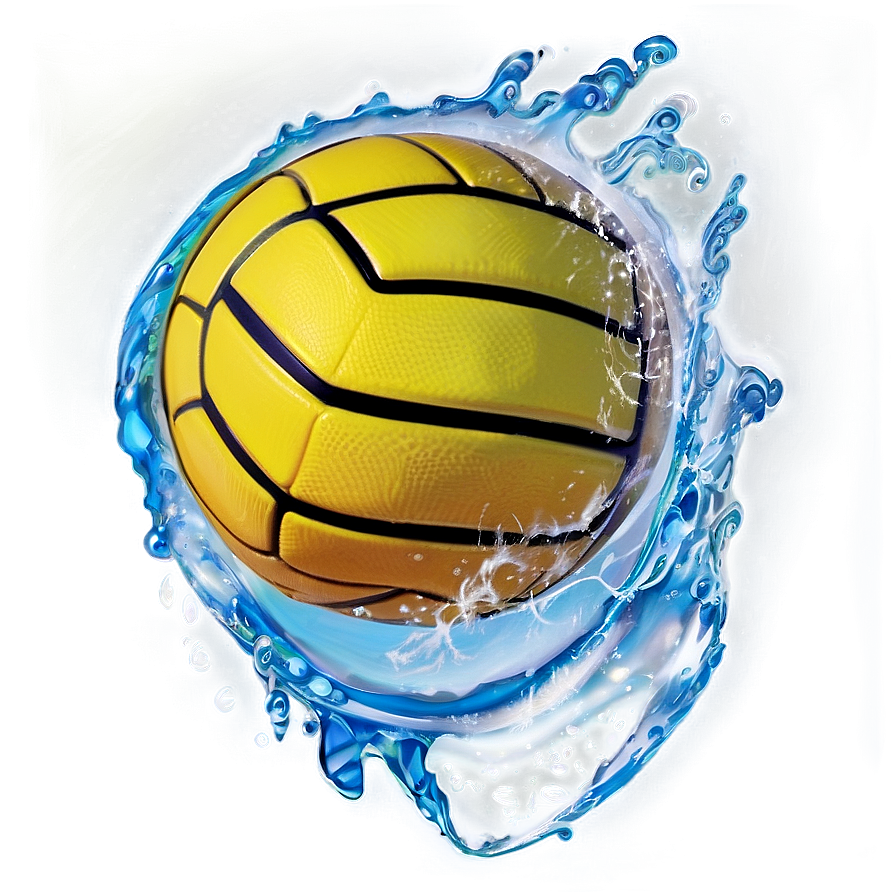 Flaming Water Polo Ball Png Dac70