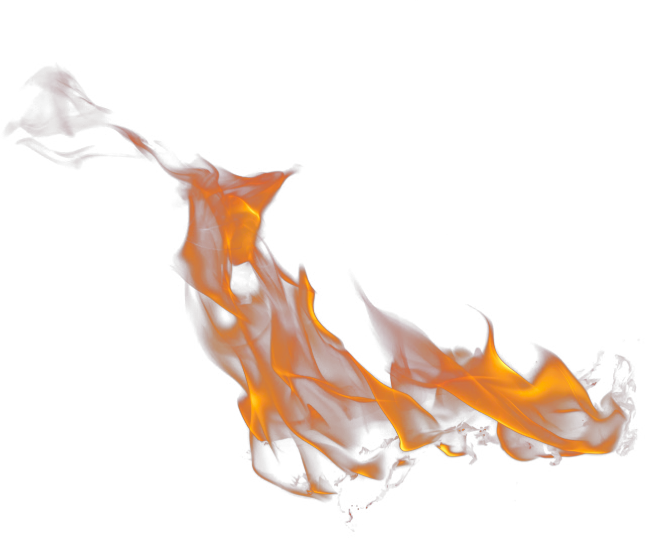Flaming Wings Artwork PNG with transparent background