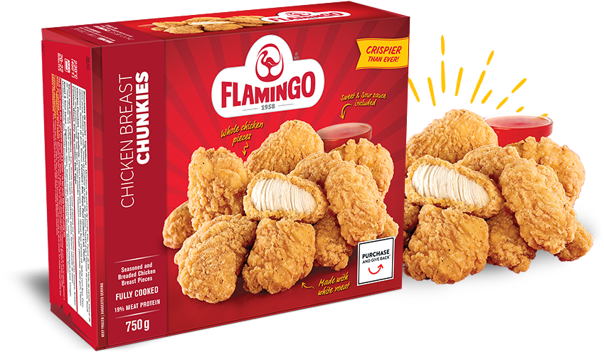 Flamingo Chicken Breast Chunkies Box