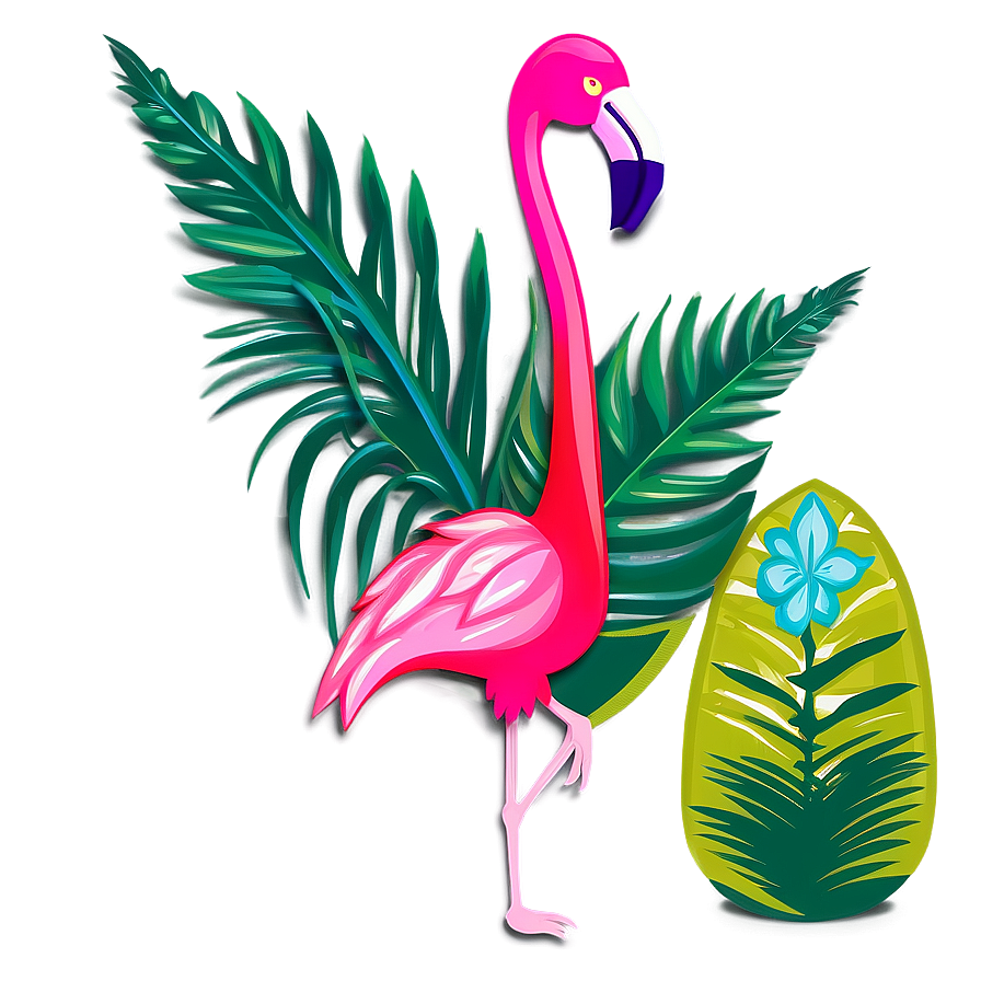 Flamingo Hawaiian Luau Png Doj