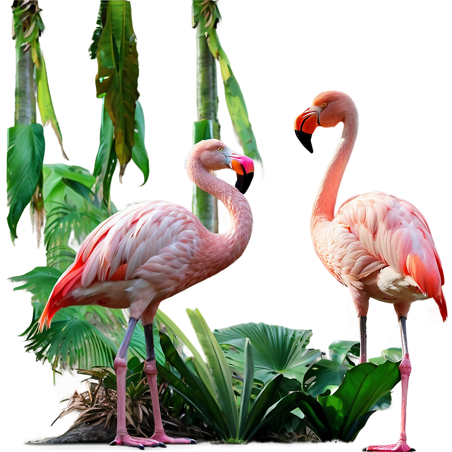 Flamingo In Tropical Rainforest Png 05062024