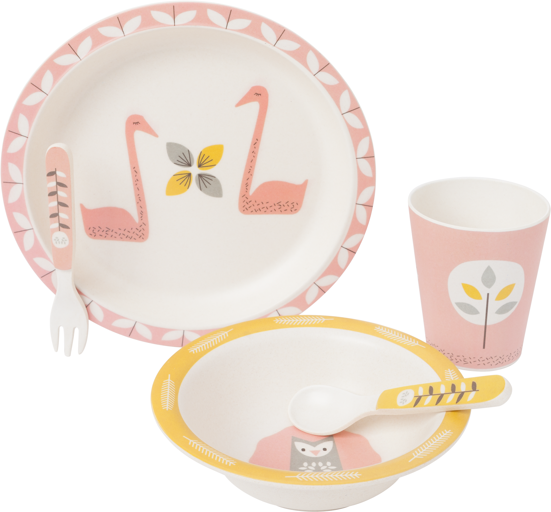 Fresk Bamboo Dinner Set, HD Png Download PNG with transparent background