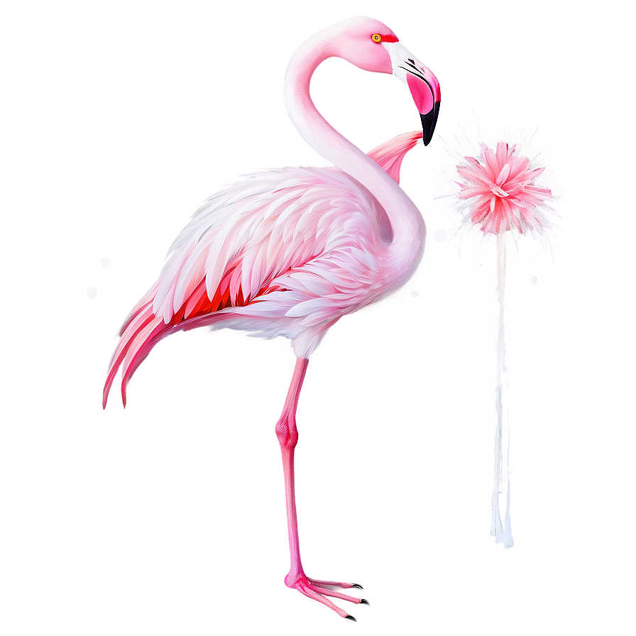 Flamingo Winter Wonderland Png 7