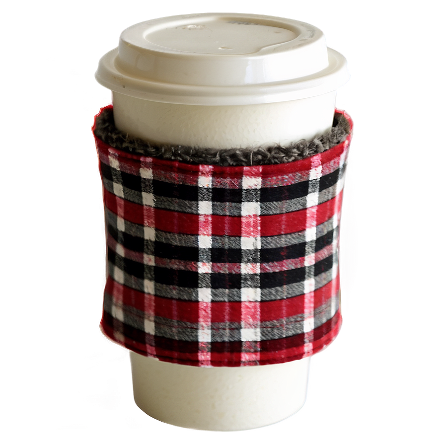 Flannel Coffee Cozy Png Ckc