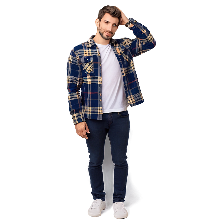 Flannel Jacket Style Png Uqs57