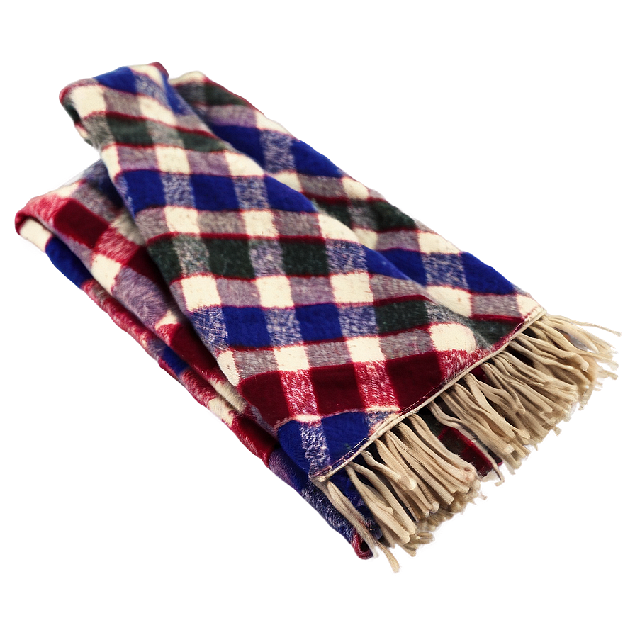 Flannel Scarf Texture PNG 06212024 PNG with transparent background