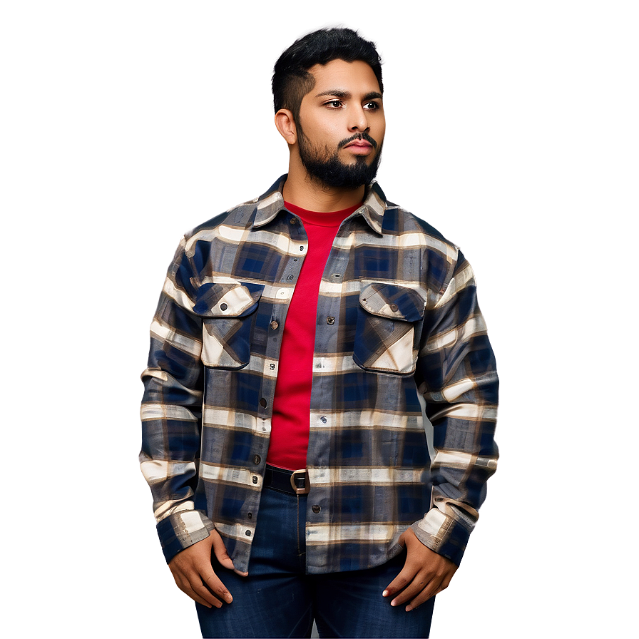Flannel Work Shirt PNG 06212024 PNG with transparent background