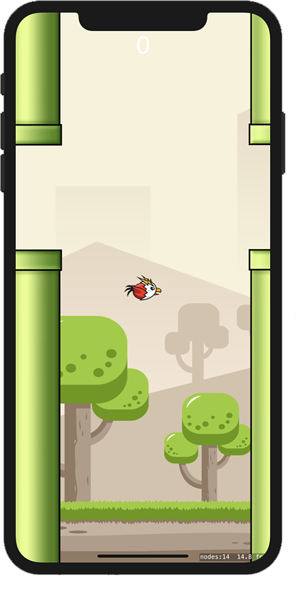 Flappy Bird Gameplay Screenshot