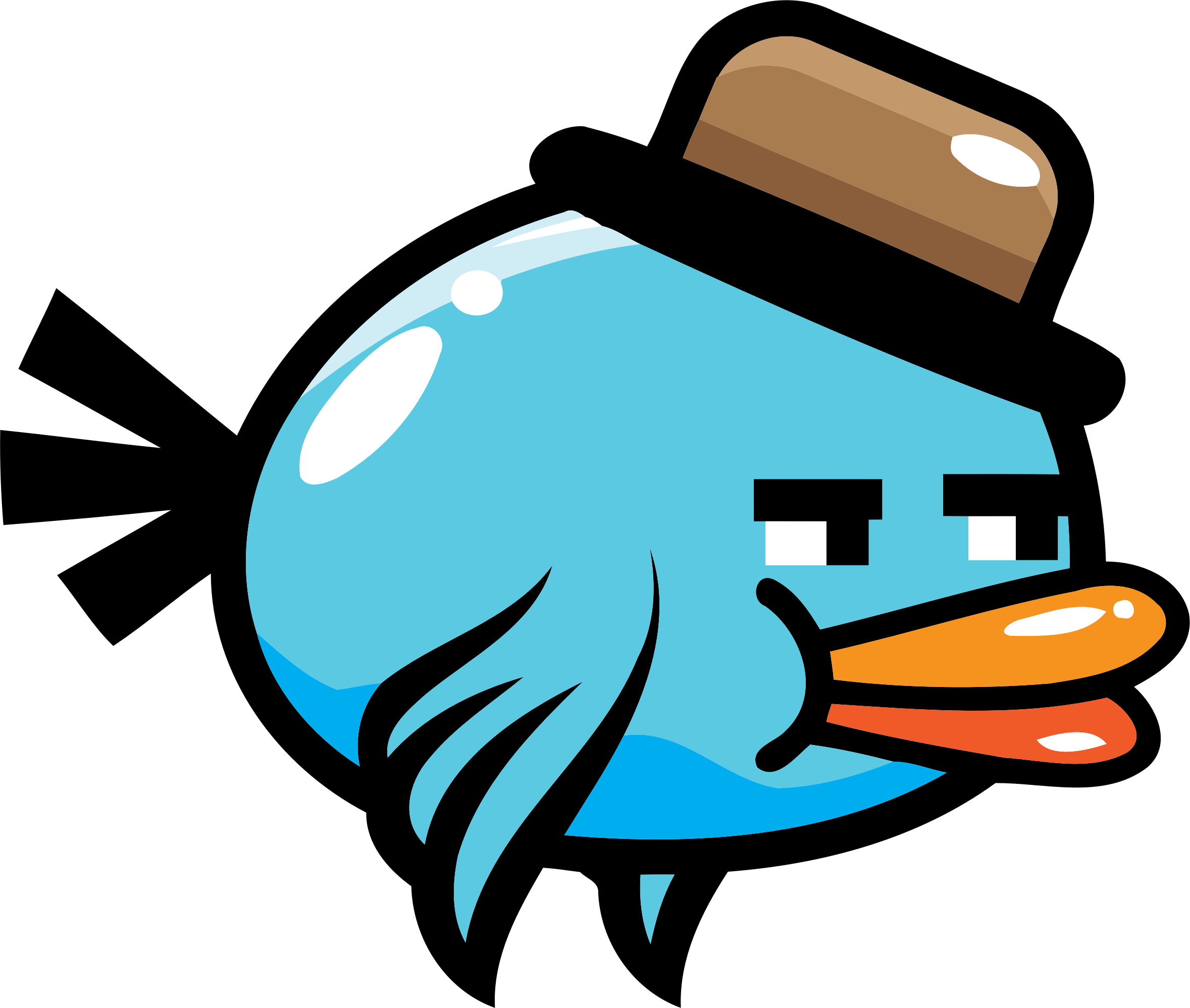 Flappy Bird Gentleman Character