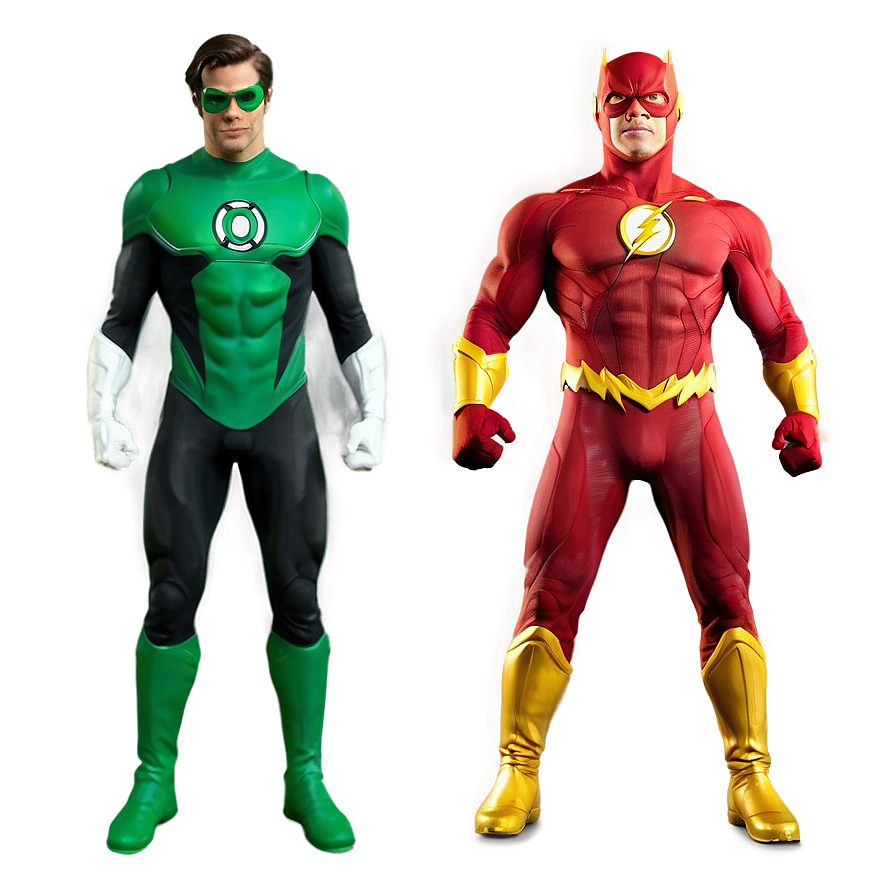 Flash And Green Lantern Png Vmo