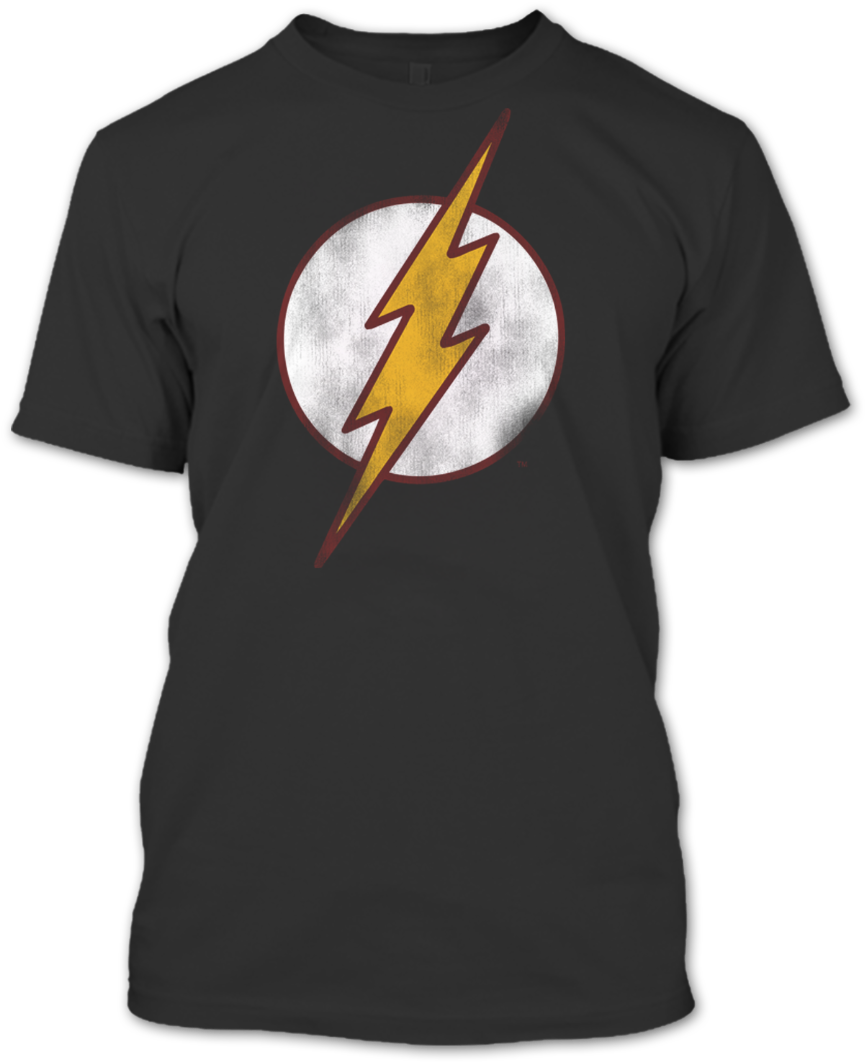 Flash Logo Black T Shirt