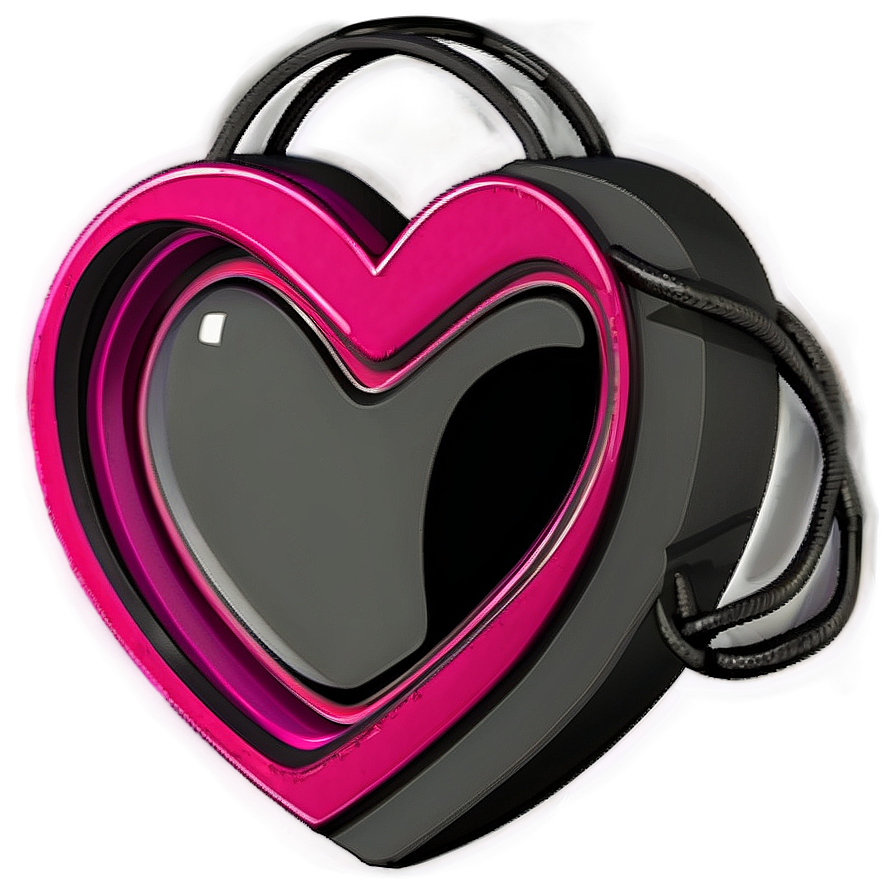 Flashing Pink Heart Png Onn