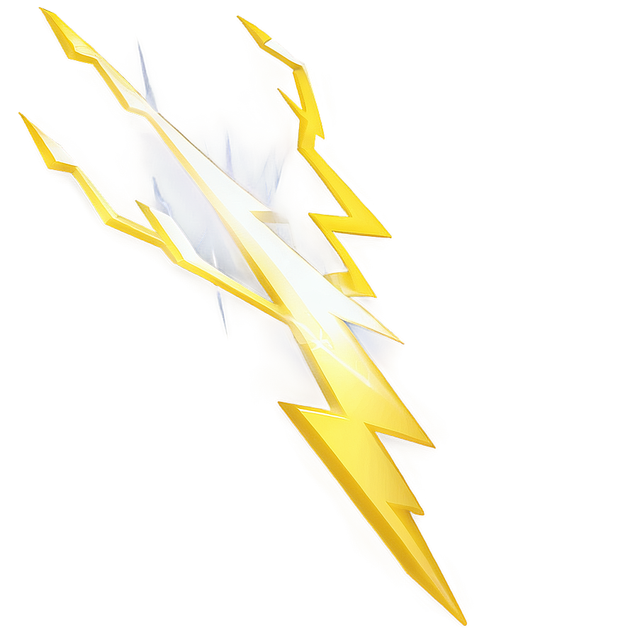 Flashing Yellow Lightning Bolt Png 24