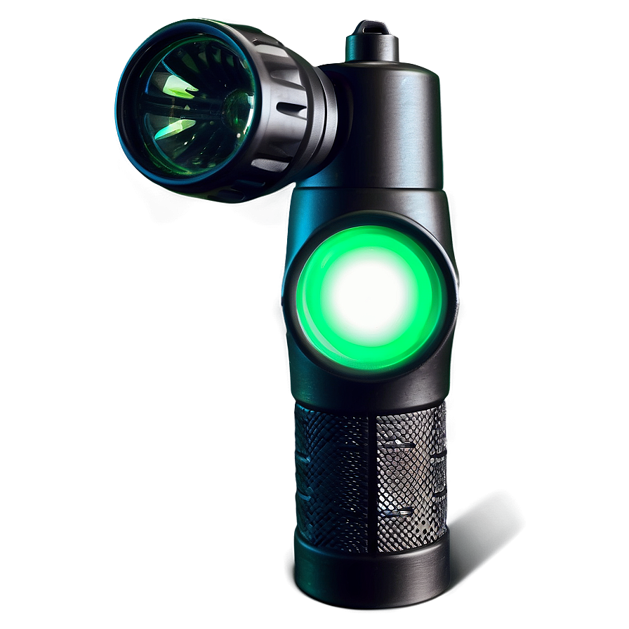 Flashlight With Green Light Png 05252024