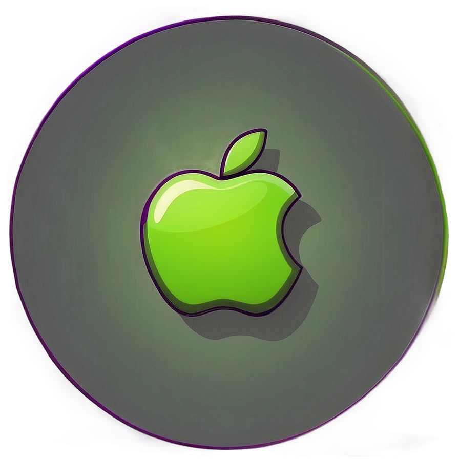 Flat Design Apple Logo PNG 91 PNG with transparent background