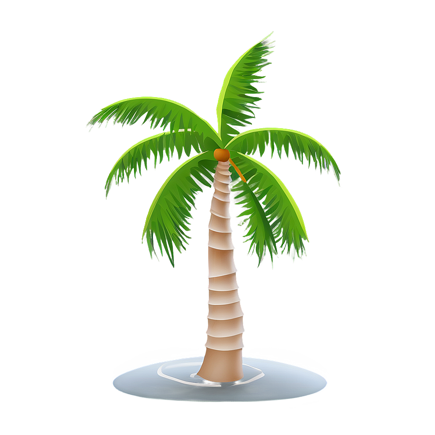 Flat Design Coconut Tree Png Ohv