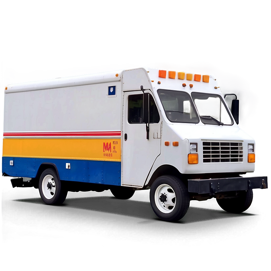 Flat Design Mail Truck Png 57