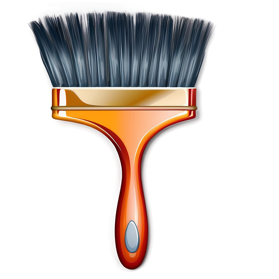Flat Design Paint Brush PNG nun PNG with transparent background