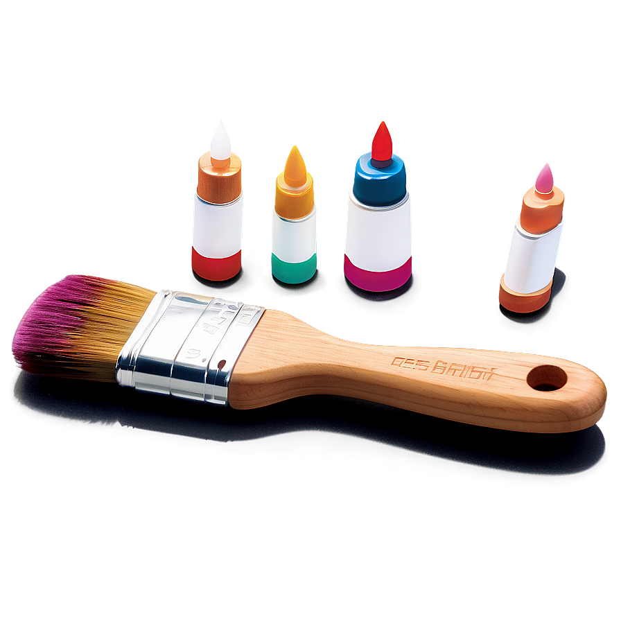 Flat Design Paint Brush PNG oxd PNG with transparent background