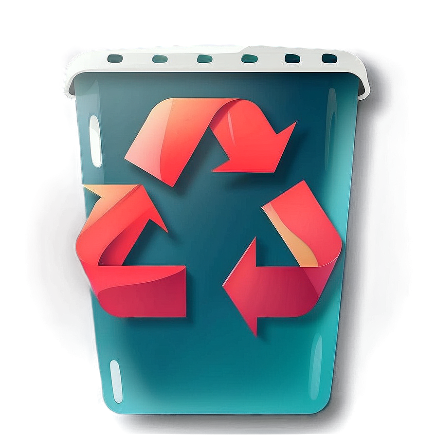 Flat Design Recycle Icon Png 79