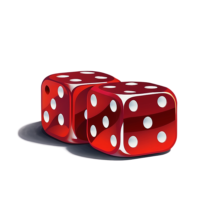 Flat Design Red Dice Png Sfx