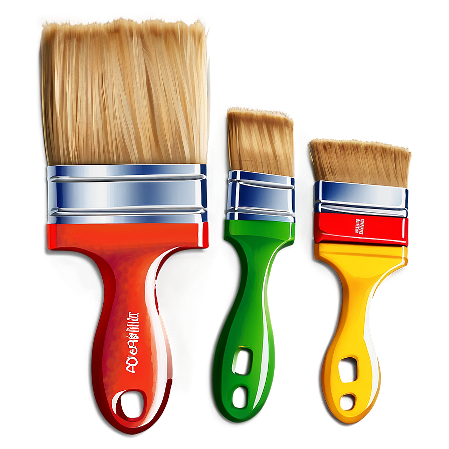 Flat Paint Brushes Png Hhu