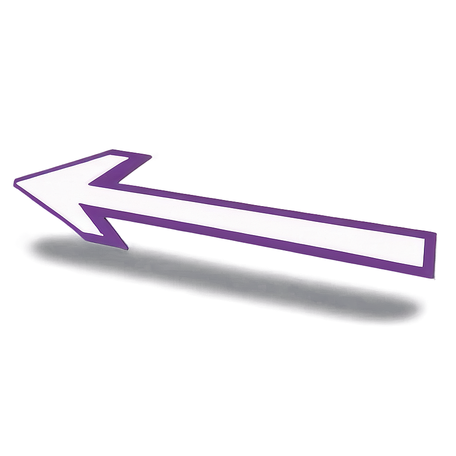 Flat Purple Arrow Png Ieh91