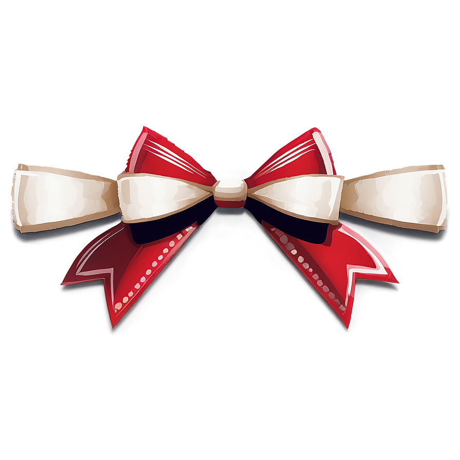 Flat Red Bow Png 05252024