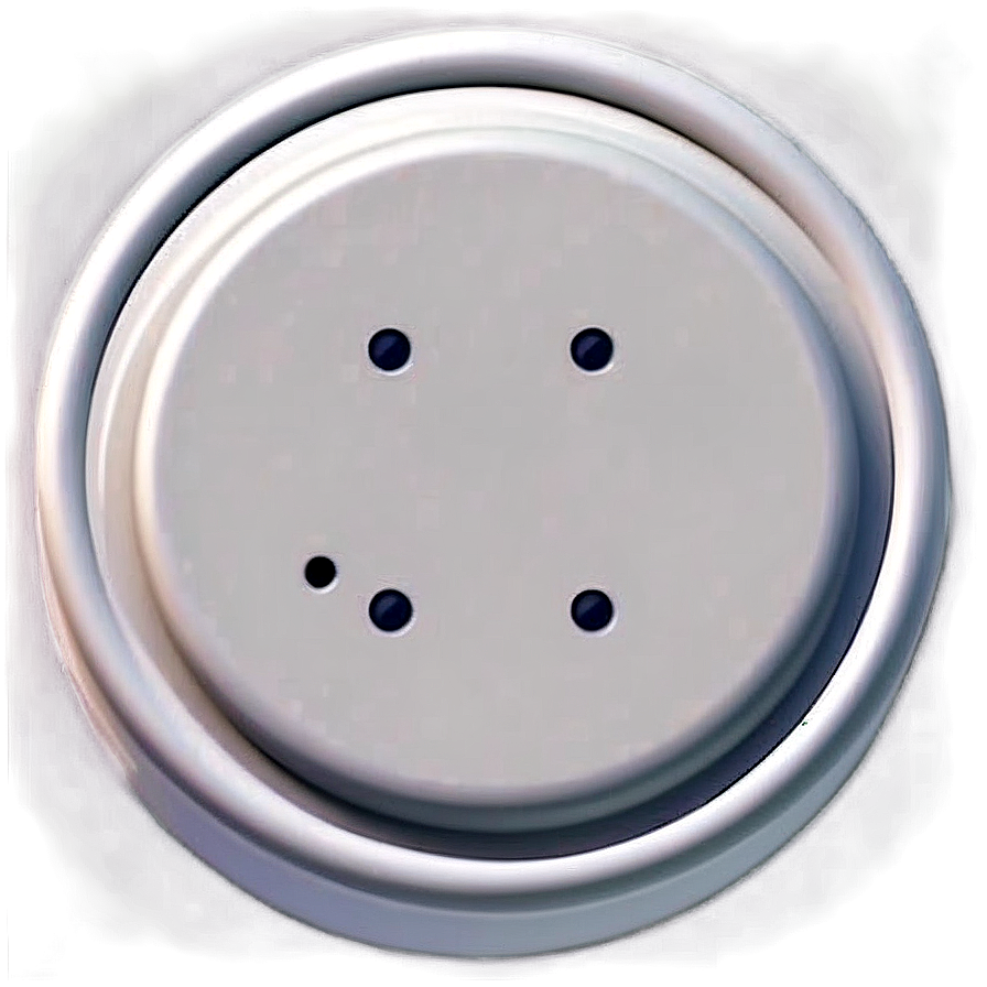 Flat Style White Button Png 19