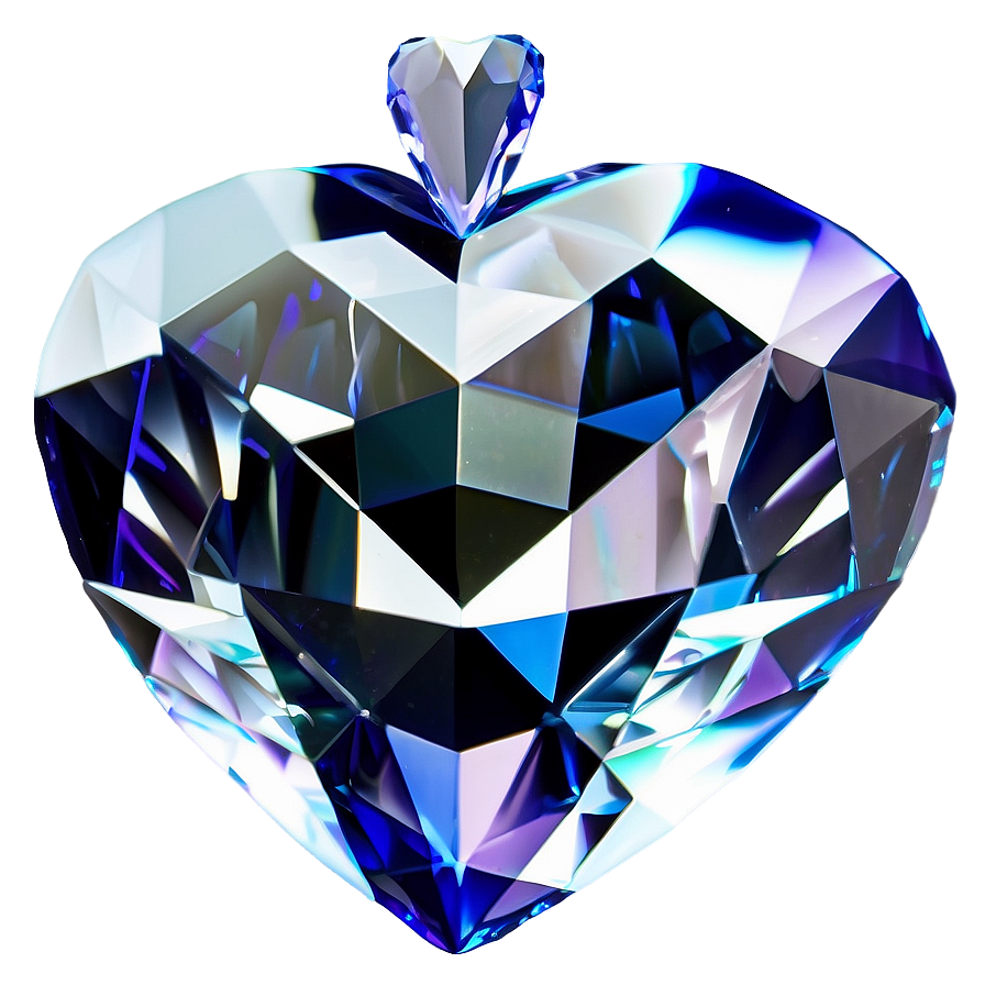 Flawless Diamond Heart Icon Png 68