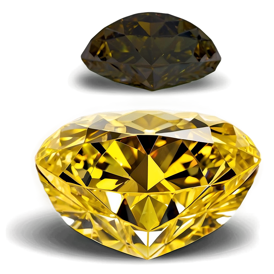 Flawless Yellow Diamond Image Png Usm34