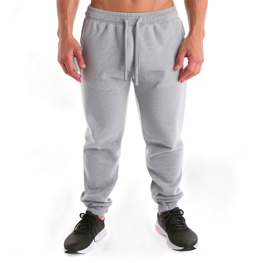 Fleece Grey Sweatpants Png 06282024