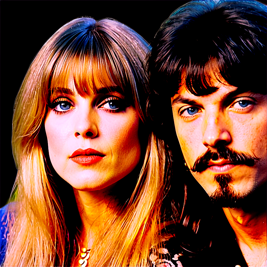 Fleetwood Mac Retro Poster Png 1