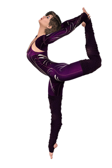 Flexible_ Dancer_in_ Purple_ Unitard