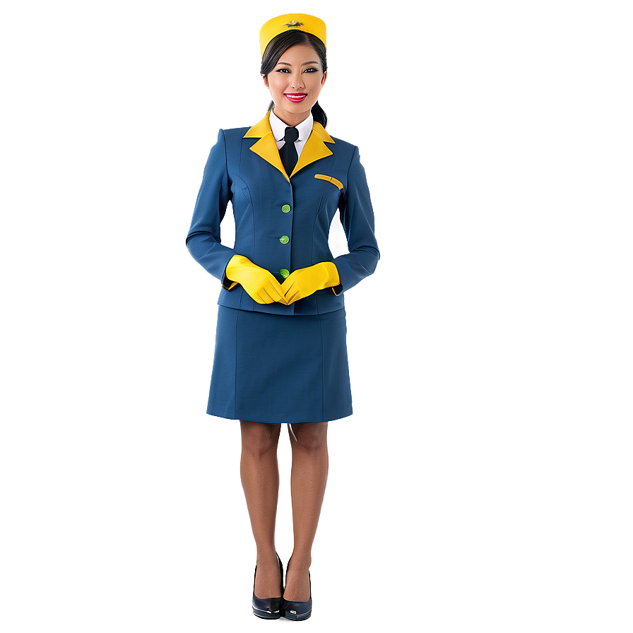 Flight Attendant Uniform Png 06252024