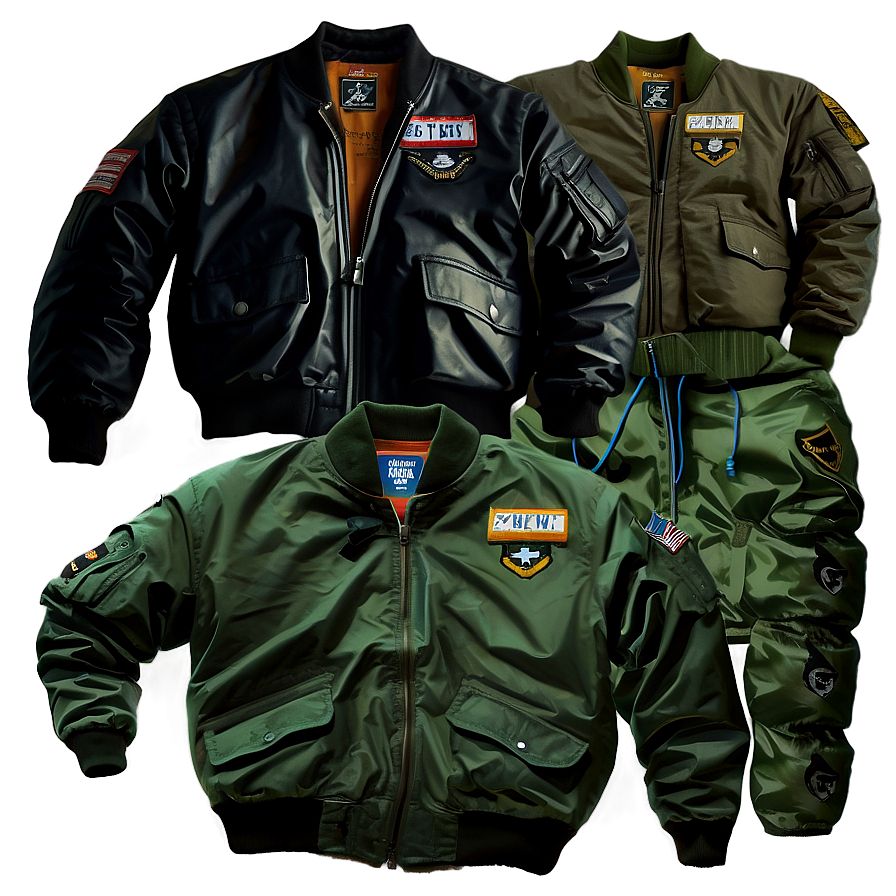 Flight Jacket Png 05252024