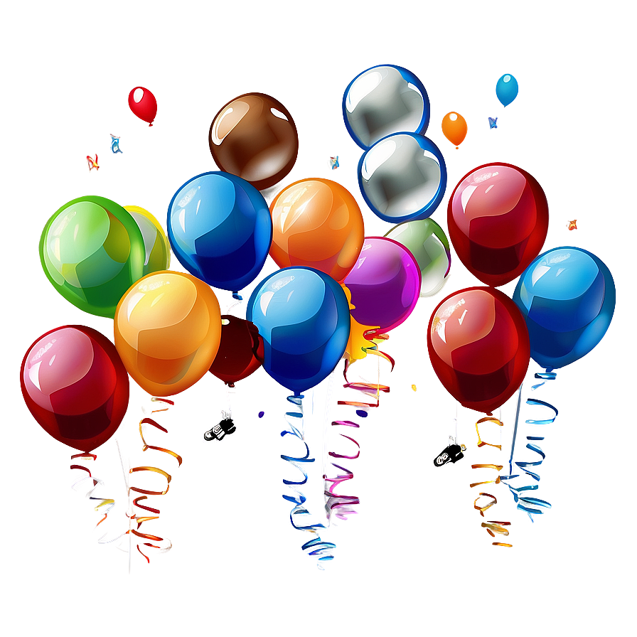 Floating Balloons Png 05042024