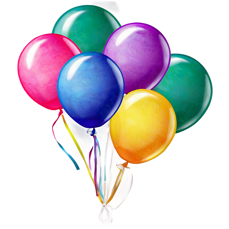 Floating Birthday Balloon Png Bse