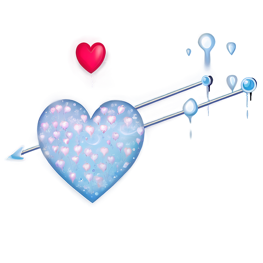 Floating Heart Overlay Png Xik